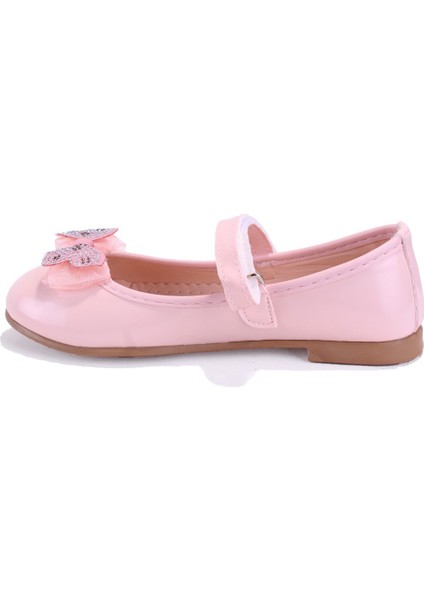 DJA76-HY10002 Pudra Rugan Ortopedik Kız Çocuk Babet Ayakkabı modelleri