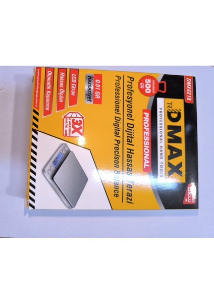 Dmax Dijital Hassas Terazi 500 gr Yeni Ürün Kaliteli Ürün Pil Dahil modelleri