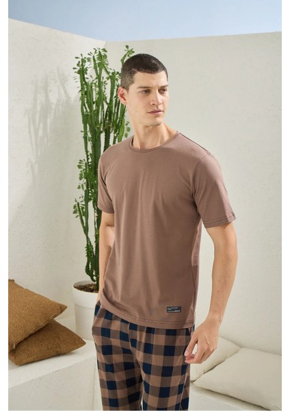 Kısa Kol Erkek Pijama Takım 2098