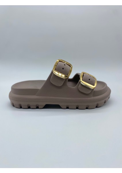 173.02 Taşlı Çift Tokalı Ortopedik Terlik fiyatları