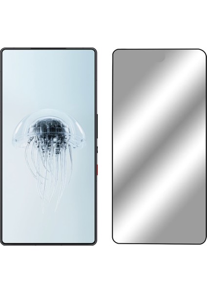 Zte Nubia Red Magic 10 Pro / Zte Nubia Red Magic 10 Pro Plus Tam Kaplayan Çerçeveli Tempered Ekran Koruyucu -AL3276