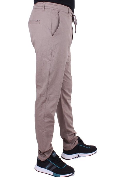 Twister Crespo 794 Vizon Normal Bel Dar Paça Erkek Kanvas Pantolon