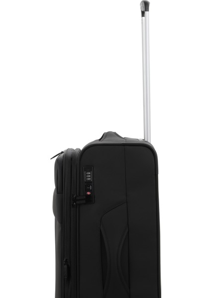 V2413 Super Lıght Valiz Black Set