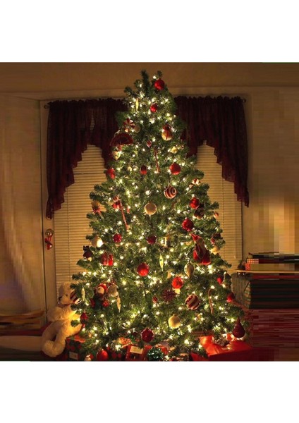 Yılbaşı Ağacı Işığı 10 Metre Gün Işığı LED Işık 100 LED Lambalı 220V Ile Çalışır Noel Ağacı Işığı