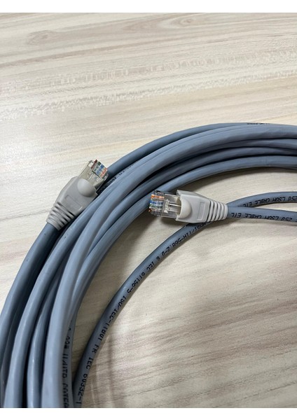 3 mt Cat6 Internet Kablosu Lszh Yangına Dayanıklı Rj 45