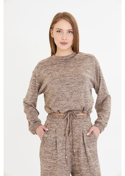 Beli Kuş Gözlü Triko Bluz