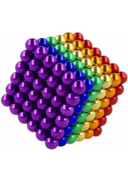 216 Parça Kutulu Mıknatıslı Renkli Küp