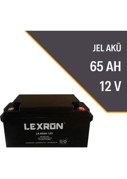 65AH-12V Jel Akü