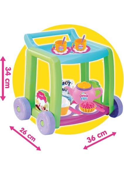 03354 Candy Çay Servis Arabası