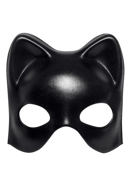 Siyah Deri Görünümlü Kedi Maskesi fiyatları