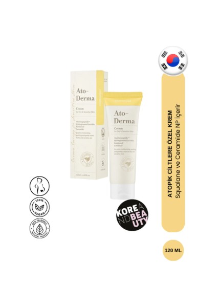Ato-Derma Cream 120ML - Çok Kuru Atopik Eğilimli Cilt Nemlendirici Krem Yetişkin, Çocuk