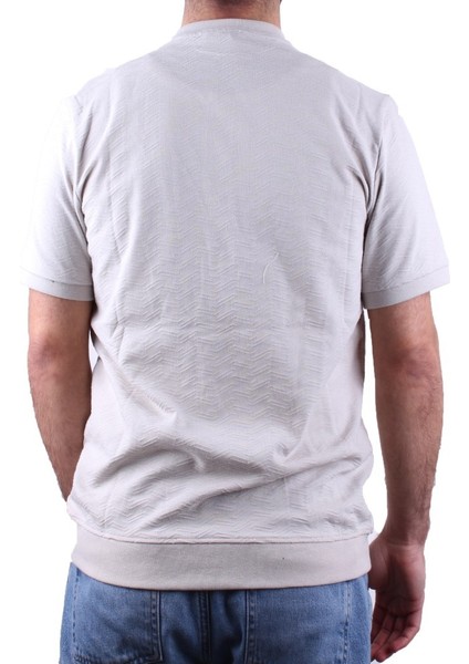 DMG23-211240 Gri Günlük Hakim Yaka Erkek Tişört fırsatları