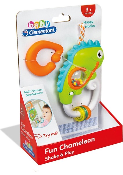 17332 Baby Clementoni - Interaktif Bukalemun Oyuncak +6 Ay