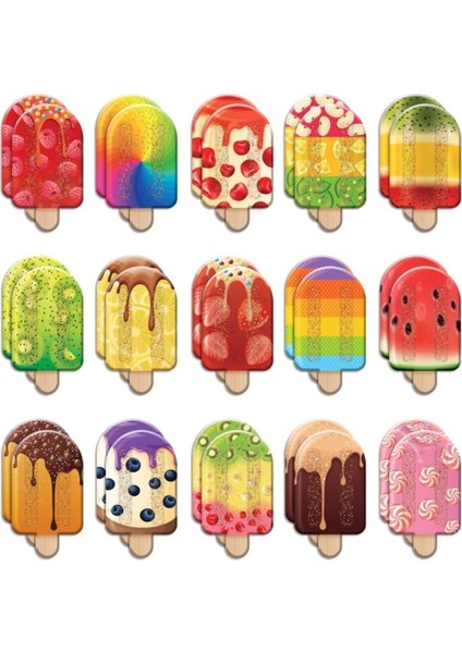 Dondurma Eşleştirme Kartları Hafıza Eşleştirme Oyunu Eğitici Oyuncak 72 Kart modelleri