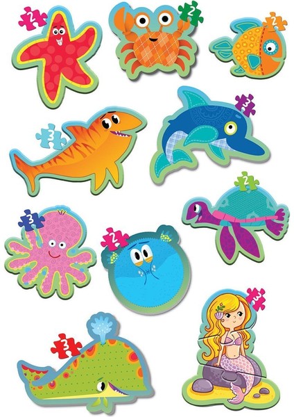 1710 Baby Puzzle Benim Ilk Puzzlem Deniz Canlıları