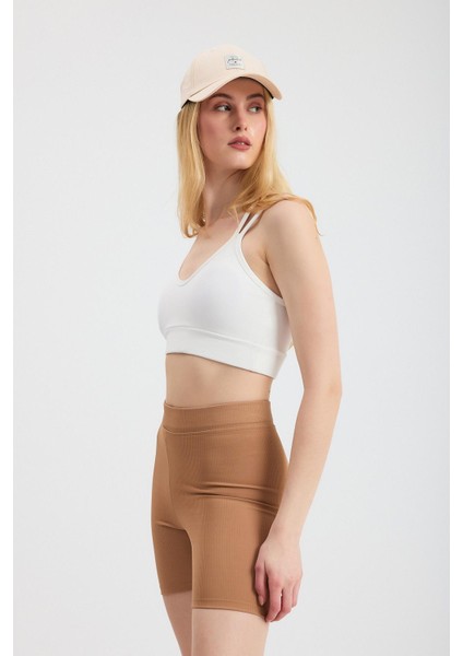 3005 Arka Çapraz Büstiyer Ekru