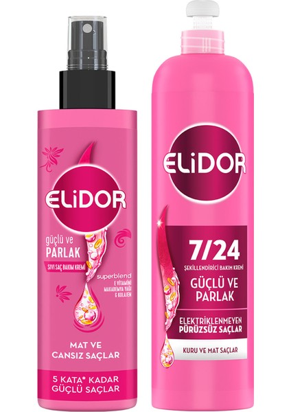 Sıvı Saç Bakım Kremi 200 ml X1 - 7/24 Şekillendirici Bakım Kremi 240 ml