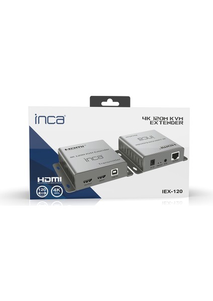 IEX-120 HDMI 4K 120M Kvm Network Extender