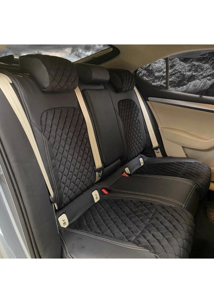 Skoda Superb Araca Özel Oto Koltuk Kılıfı - Nakışlı Taytüyü ve Deri fırsatları
