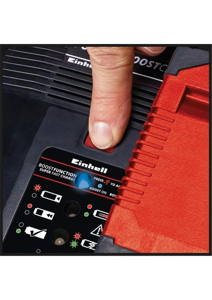Einhel 18V 6A Power-X-Boostcharger, Hızlı Modlu Şarj Cihazı