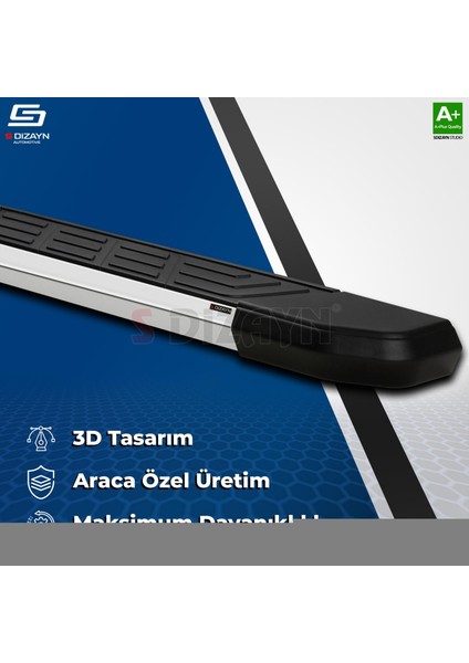 Renault Duster 3 Newline Krom Yan Basamak 183 cm 2024 Üzeri A+ Kalite