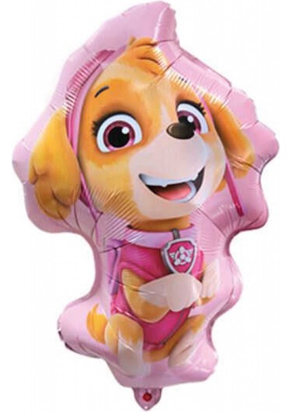 Folyo Balon Paw Petrol Skye 26 Inc 4 Lü Set