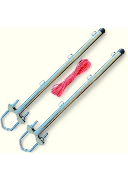 Balkon Çamaşır Askılığı Çamaşırlık Kurutma Askısı Küpeşte Kıyafet Elbise Kurutmalık Metal Askılık