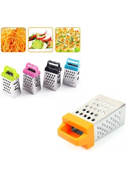3 Fonksiyonlu Mıknatıslı Mini Sarımsak Peynir Rendesi 8 cm (4778)
