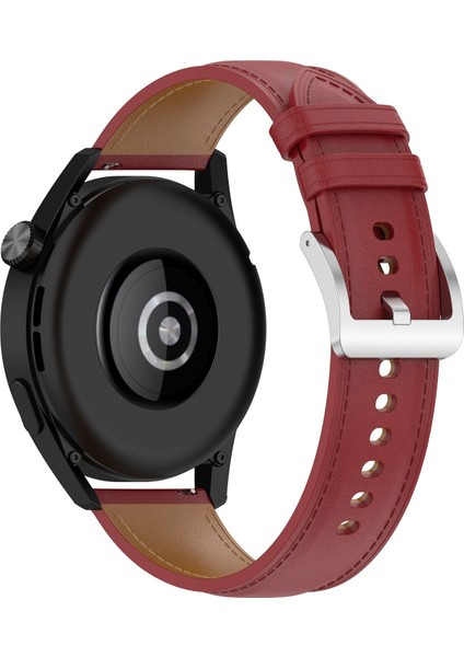 Huawei Watch Gt3 46MM Için 22MM Hakiki Deri Saat Kayışı (Yurt Dışından)