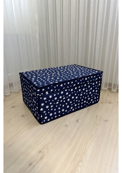 3'lü Lacivert Yıldız Desenli Çok Amaçlı Saklama Kutusu Seti fiyatları