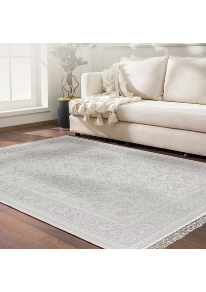 Deluxe Viskon Akrilik Halı – Şık Püskül Detaylı