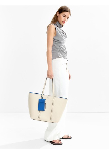 Çıkarılabilir Aksesuarlı Shopper Çanta