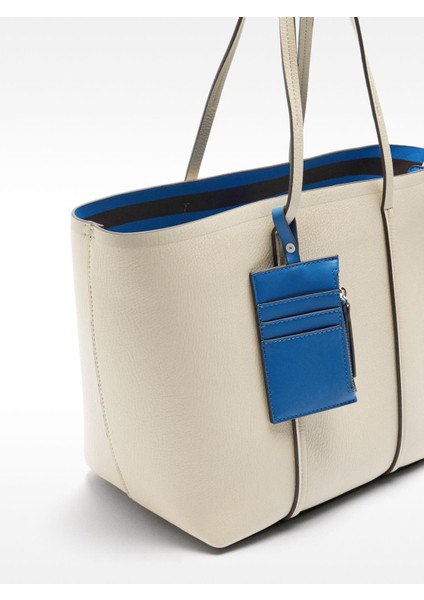 Çıkarılabilir Aksesuarlı Shopper Çanta