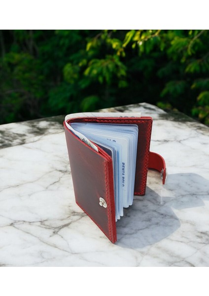 Cronder Deri Şeffaf Gözlü Cüzdan Kartlık fiyatları