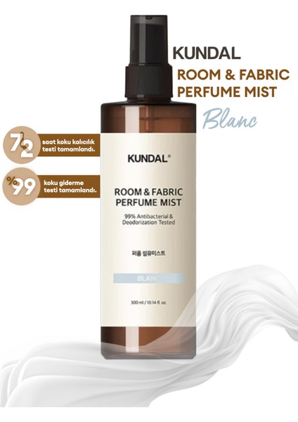 Oda ve Kumaş Kokusu Kundal Room & Fabric Perfume Mist (Blanc)