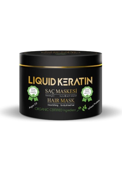 Organik Saf Keratinli Saç Maskesi 250 ml