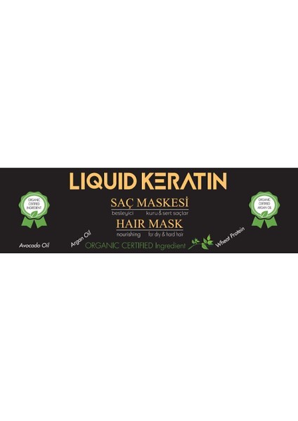 Organik Saf Keratinli Saç Maskesi 250 ml