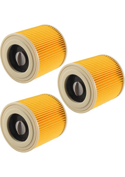 Karcher Elektrikli Süpürge Wd3 Premium Için 3 Adet Kartuş Filtre (Yurt Dışından)