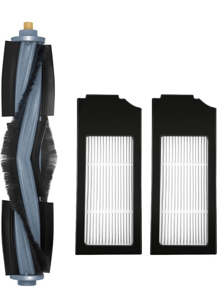 Ecovacs X1 Turbo Omni Robot Için 3 Adet Hepa Filtre Ana Döner Fırça (Yurt Dışından)