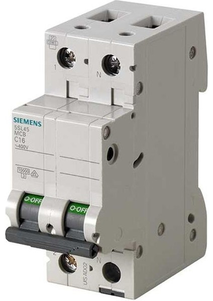 5SL4510-7 Otomatik Sigorta C Tipi 1 Faz+Nötr 10A. 10KA