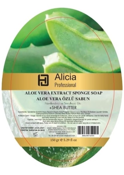 Aloeveralı Keseli Sabun