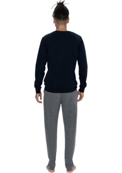 Erkek Lacivert Pijama Takım 18858 fırsatları