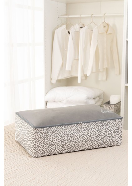 74x46 Gri Yastık ve Yorgan Seti, Polyester, Rahat ve Şık Tasarım