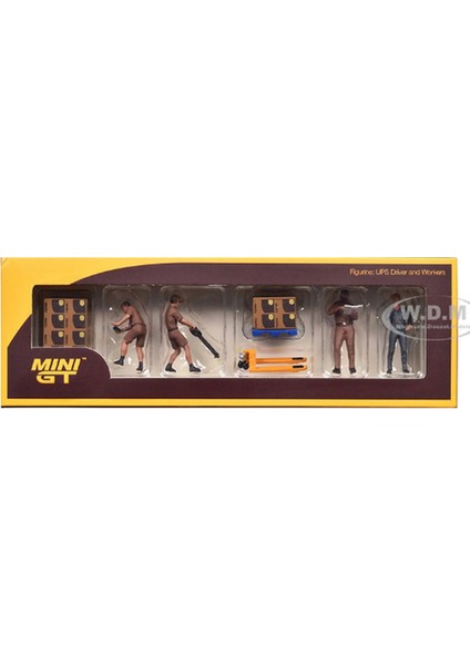 1/64 Metal Figurine: Ups Driver And Workers fiyatları