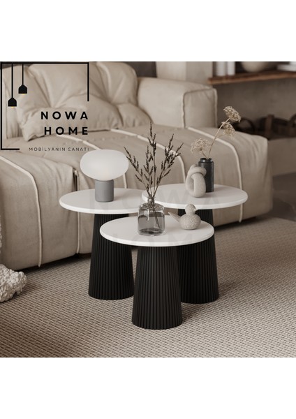 Dekoratif Şık Mantar Zigon Sehpa