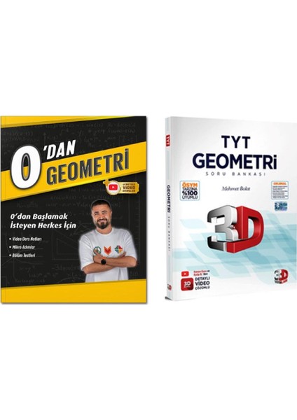 0'Dan Geometri - 3D Yayınları TYT Geometri Soru Bankası