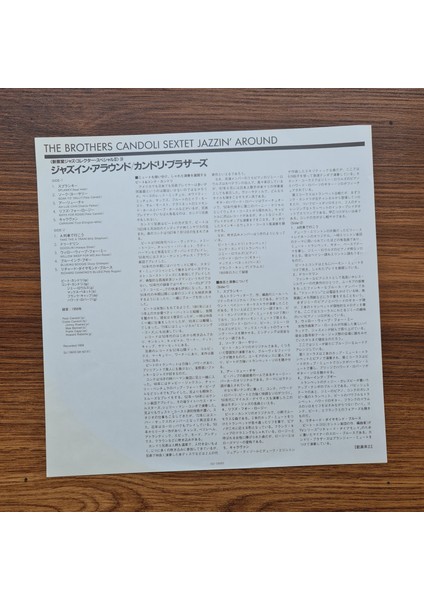 The Brothers Candoli: Sextet – Jazzin' Around!!! modelleri