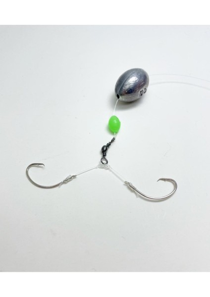 Yılan Dili Takımı 80GR Cırcle İğne ve Fluocarbon Misina ile Balıkçılık İçin Özel Set