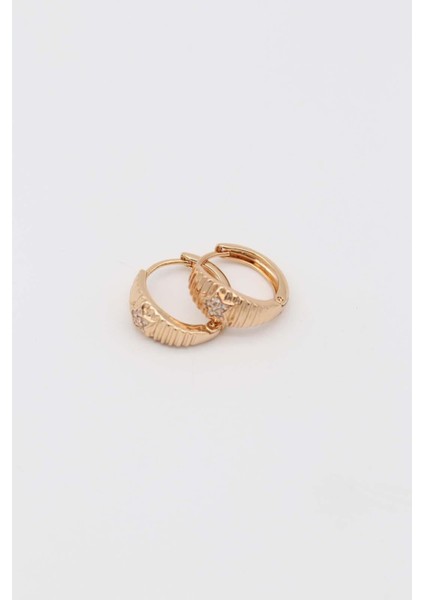 Yıldız Detay Zirkon Taş Detay Küpe