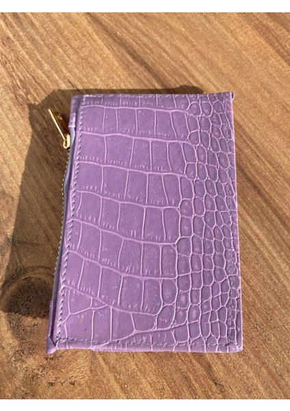 Croco Desenli Kadın Kartlık Cüzdan